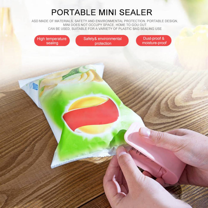 Mini Sealing Machine Plastic Bag Sealer Portable Mini Super Seal Packi ...