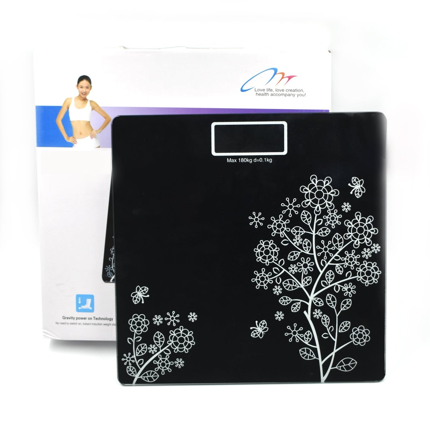 High-quality bathroom scale designed for precise weight measurement.