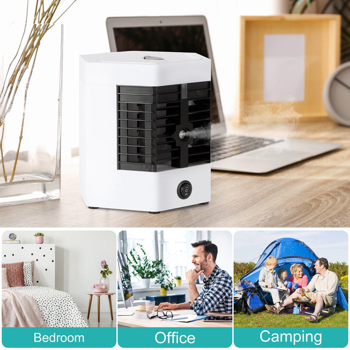 1488 Mini Air Conditioner ARCTIC COOLER Air Cooler Humidifier Mini Portable Air Cooler Fan Arctic Air Personal Space Cooler The Quick & Easy Way to Cool Any Space Air Conditioner DeoDap