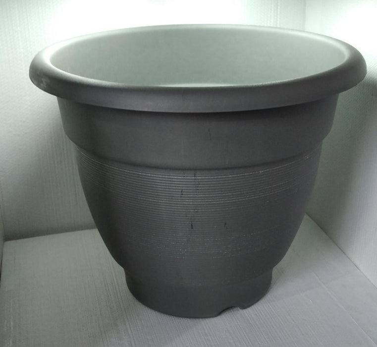 1720 Garden Heavy Plastic Planter Pot Gamla 17x14 inch Color May Vary (1Pc) DeoDap