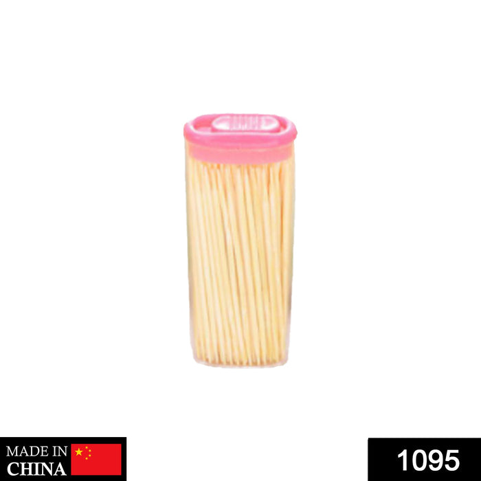 1095 Bamboo Toothpicks with Dispenser Boxq DeoDap