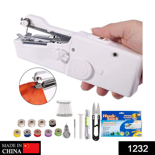 1232 Handheld Portable Mini Electric Cordless Sewing Machine for Beginners DeoDap
