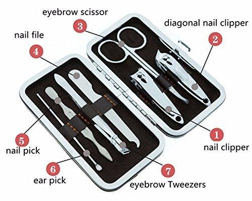22 Pieces Manicure Set Professional Nail Clippers Pedicure Kit Nail Art  Tools Stainless Steel Women Men Grooming Kit for Travel - AliExpress