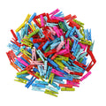 Wooden Cloth Pegs – Small Multipurpose Clips (50 Pcs) | Indo Glow