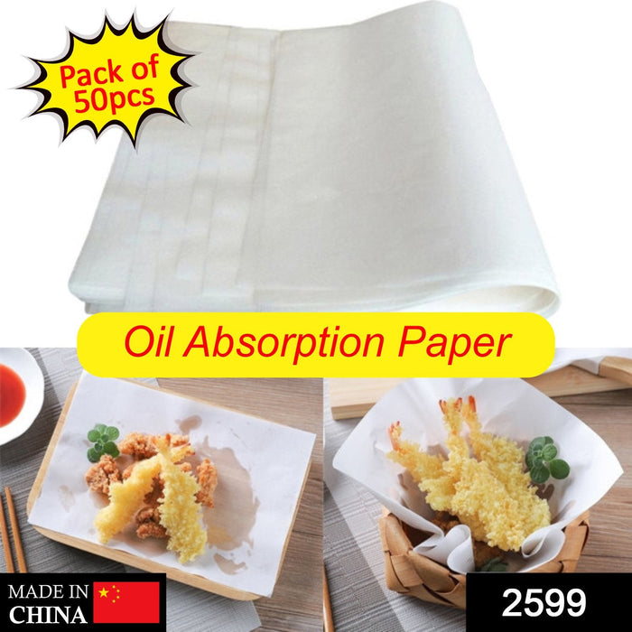 2599 Oil Absorbing Sheets Cooking Paper DeoDap