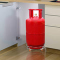 Gas Cylinder Trolley – Stainless Steel with Wheels | Gambit