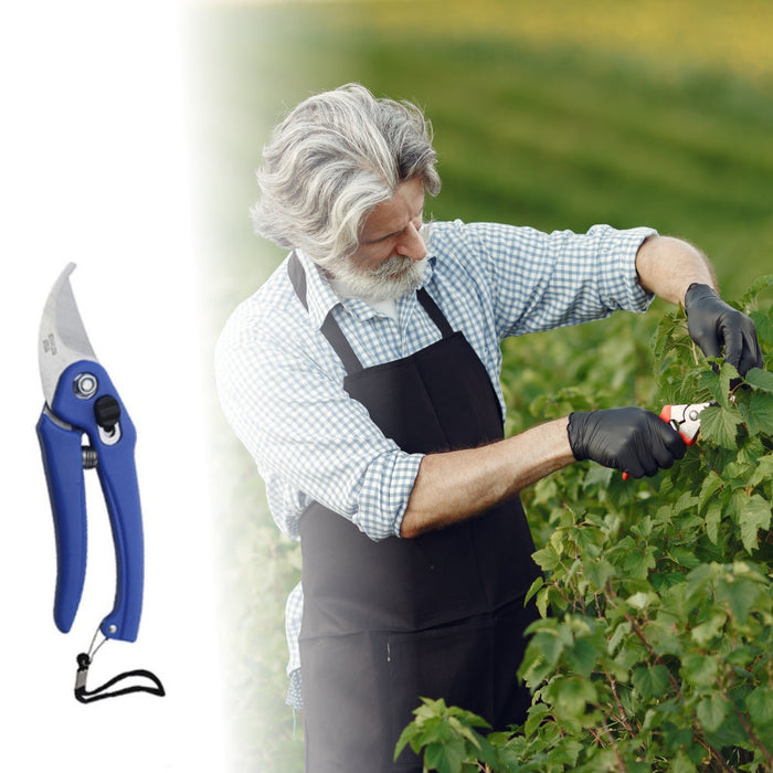 2pcs/set Garden Pruning Shears Stainless Steel Blade Handheld Pruning Kit  With 1pc Gardening Glove, Safe, Efficient And Labor-saving.