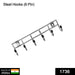 1736 Multipurpose Stainless Steal Hanger Strip Hooks (6 Pin) DeoDap