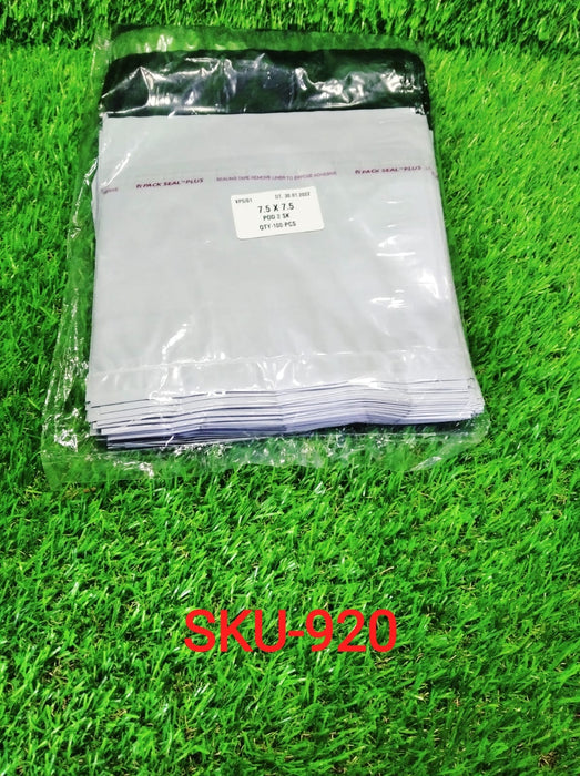 0920 Tamper Proof Courier Bags (7_5X7_5 inch) Pack of 100Pcs DeoDap