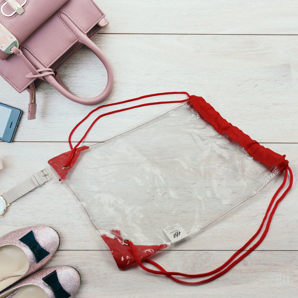 Buy Plastic Waterproof Pouch Clear String Bag DeoDap