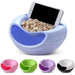 250 Pista Nut Fruit Platter Serving Bowl With Mobile Phone Holder by HomeFast DeoDap