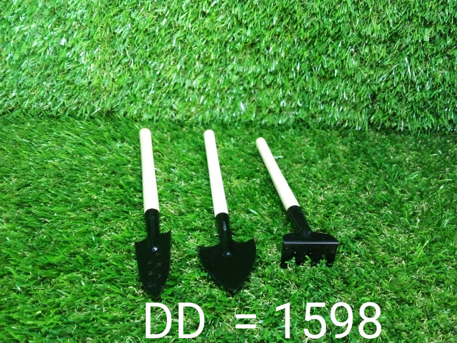 1598 Kid's Garden Tools Set of 3 Pieces (Trowel, Shovel, Rake) DeoDap