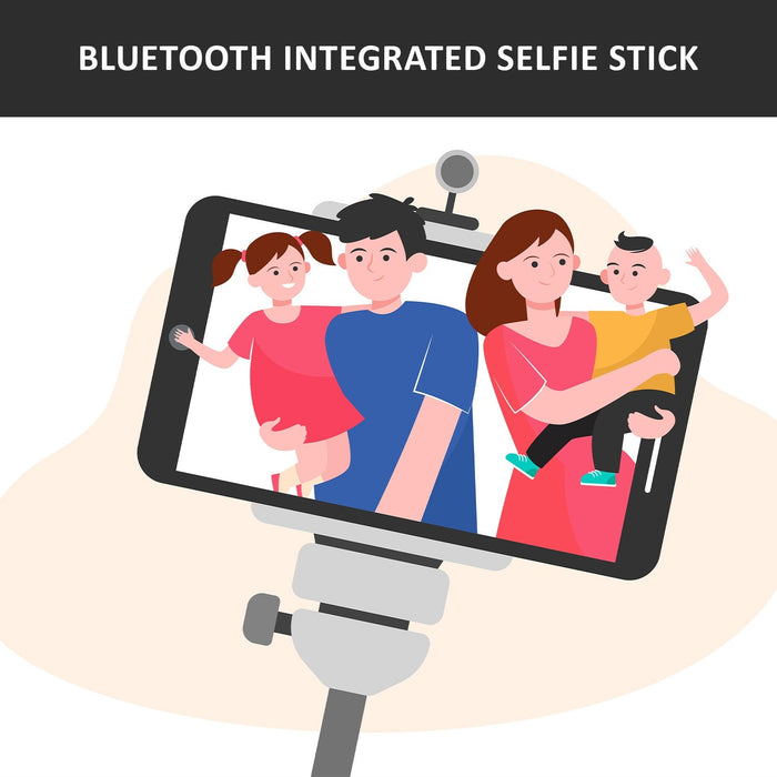 6401 Bluetooth Selfie Stick, Portable Phone Tripod Stand for Mobile DeoDap