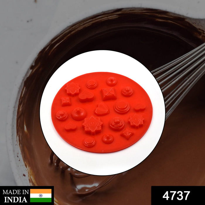 4737 19 Cavity Mix Shape Chocolate Mould (1Pc Only) DeoDap