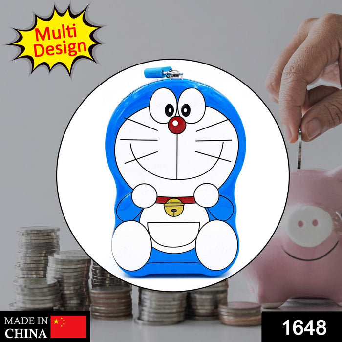1648 Cartoon Character Metal Piggy Bank Coin Box Money Box DeoDap