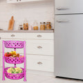 Plastic Storage Rack – 3-Tier Multipurpose Organiser | Organivo