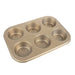 2573 Round Shape Carbon steel Muffin Cupcake Mould Case Bakeware DeoDap