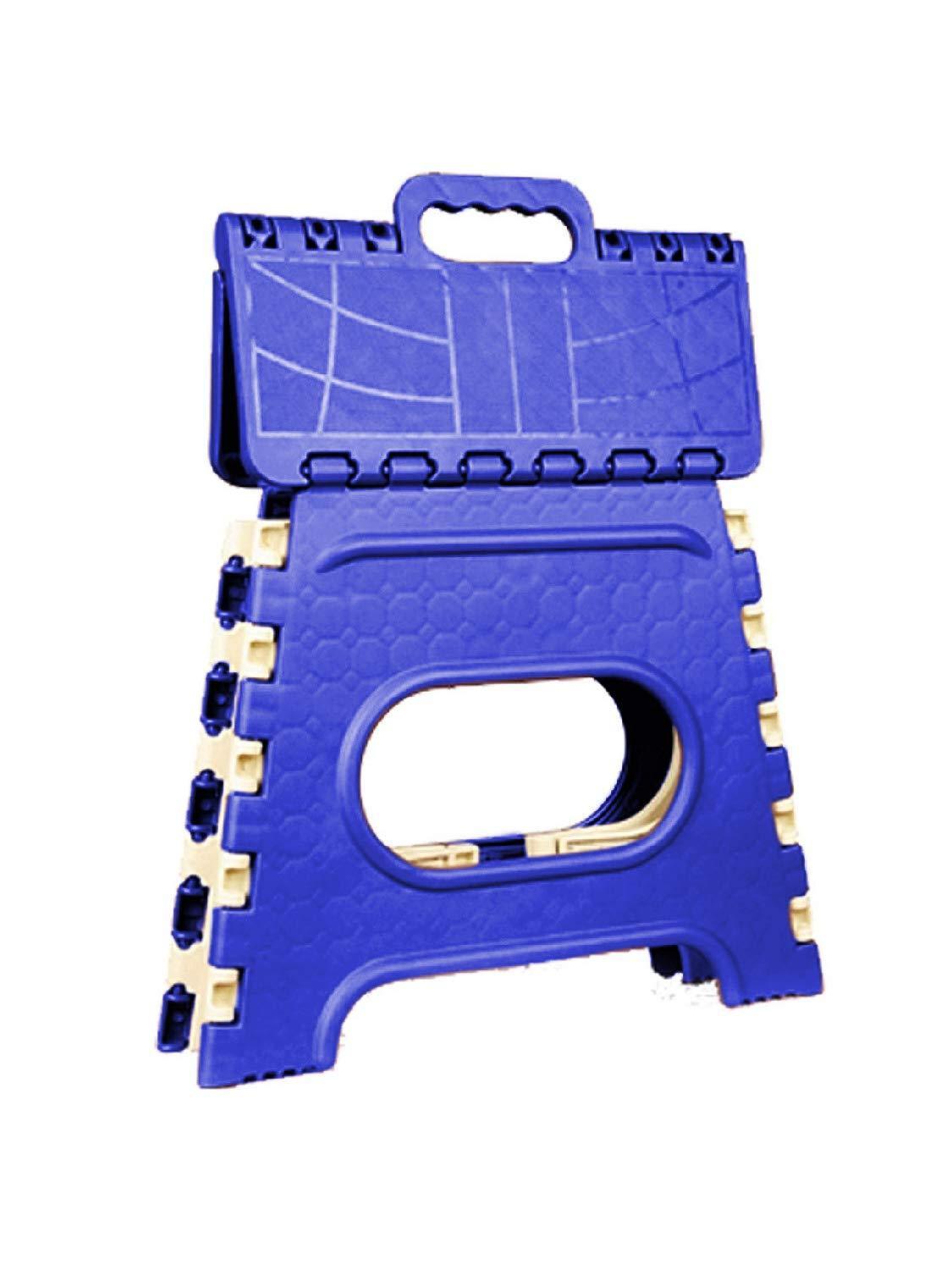 12 Inch Plastic Folding Step Stool for Kids and Adults with Handle