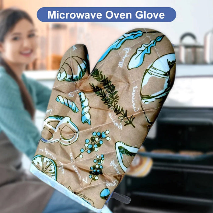 1pair Green Mini Oven Mitts Silicone Heat Resistant Cooking Tongs Mitts  Potholders Suitable for Kitchen Cooking BBQ Air Fryer Handle Toaster  Microwave