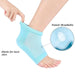 343 Heel Pain Relief Silicone Gel Heel Socks (Multicolor) DeoDap