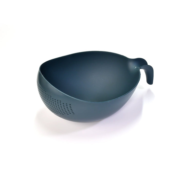 2014 Plastic Rice Bowl/Food Strainer Thick Drain Basket with Handle for Rice, Vegetable & Fruit. (1Pc) DeoDap