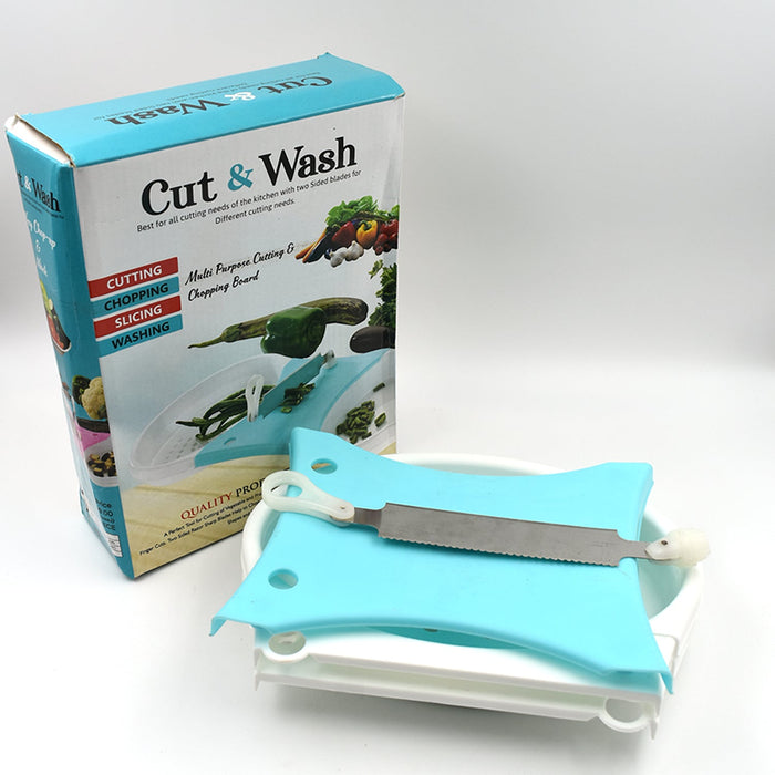 2693 Adjustable Cut N Wash used in all kinds of household and kitchen purposes for cutting and washing simultaneously of vegetables and fruits etc. DeoDap