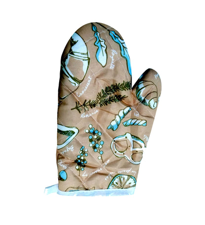 Protective non-slip oven glove for baking and cooking