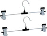 7202 Hangers with 2-Adjustable Anti-Rust Clips (Pack of 12) DeoDap