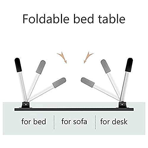 7861 FOLDABLE BED STUDY TABLE PORTABLE MULTIFUNCTION LAPTOP TABLE LAPDESK FOR CHILDREN BED FOLDABLE TABLE WORK OFFICE HOME WITH TABLET SLOT & CUP HOLDER DeoDap