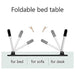 7861 FOLDABLE BED STUDY TABLE PORTABLE MULTIFUNCTION LAPTOP TABLE LAPDESK FOR CHILDREN BED FOLDABLE TABLE WORK OFFICE HOME WITH TABLET SLOT & CUP HOLDER DeoDap