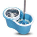 1530 Heavy Duty Microfiber Spin Mop with Plastic Bucket & Rotating Steel Pole Head DeoDap