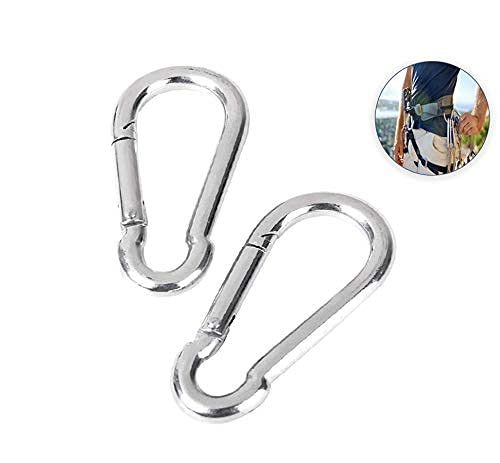 7536 Keychain Heavy Duty 304 Stainless Steel Swing Connector for Weightlifting Mountain Climbing Sport Gym Home Outdoor DeoDap