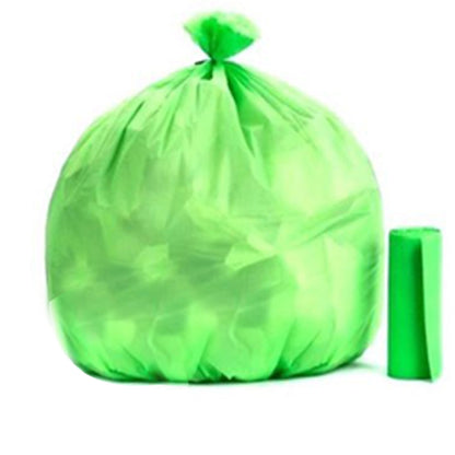 Environmentally safe compostable garbage bags (17" x 19").