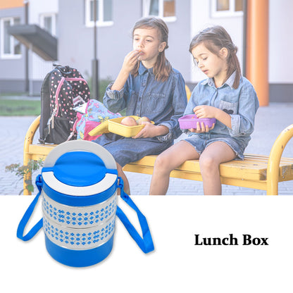 Insulated lunch box with 3 layers.