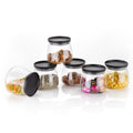 Airtight Storage Jars – Matka Shape, 900ml Set of 6 | Velvet Wheels