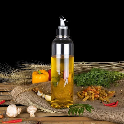 Oil Dispenser 1L – Clear Drip-Free Plastic Bottle | Vastate