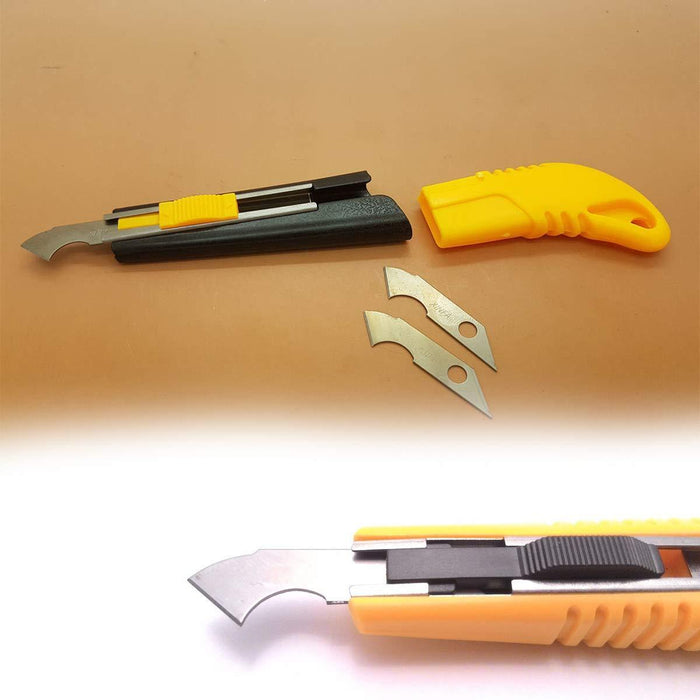 0418 Multi-Use Plastic Cutter with Plastic Cutting Blade and Precision Knife Blade DeoDap