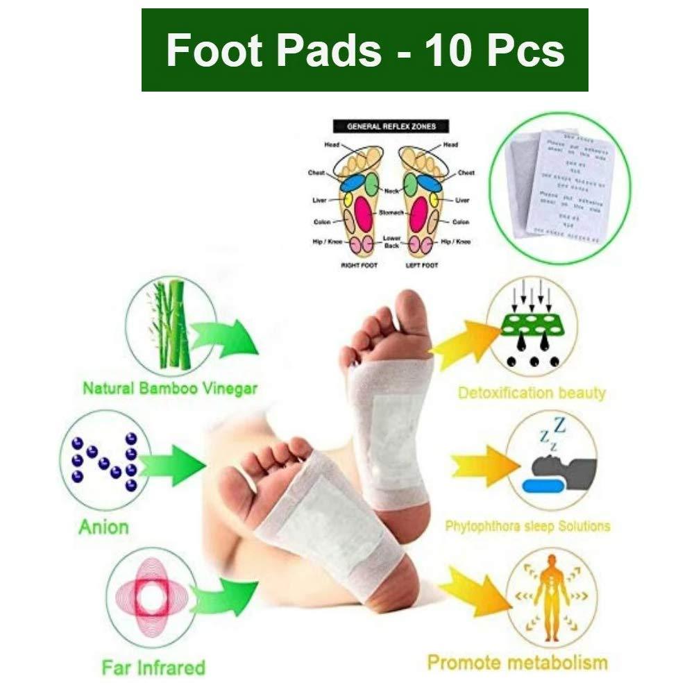 Detox foot pads with ginger & salt.