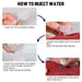 6140 5 Pc Hot Water Bag in Water Stopper used as a stopper while injecting nails on walls etc. DeoDap