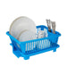 0607B Plastic Sink Dish Drainer Drying Rack (With Brown Box) DeoDap