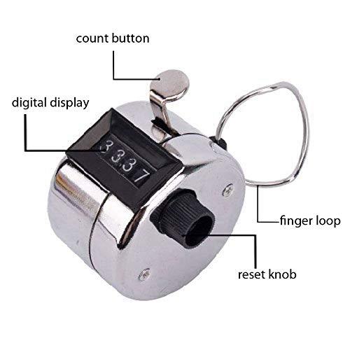 1550 4 Digits Hand Held Tally Counter Numbers Clicker DeoDap