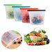 1080 Reusable Silicone Airtight Leakproof Food Storage Bag - 1 ltr DeoDap