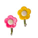 1113 Plastic Self-Adhesive Flower Shape Hooks (Pack of 5) DeoDap