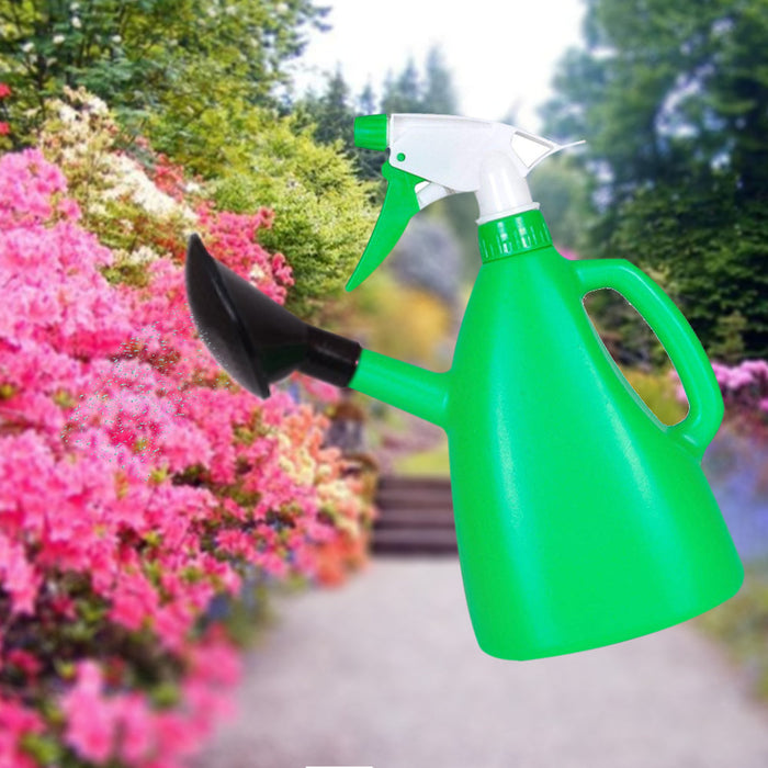 1077 2 in 1 Watering Can with Hand Triggered Sprayer for Plants DeoDap
