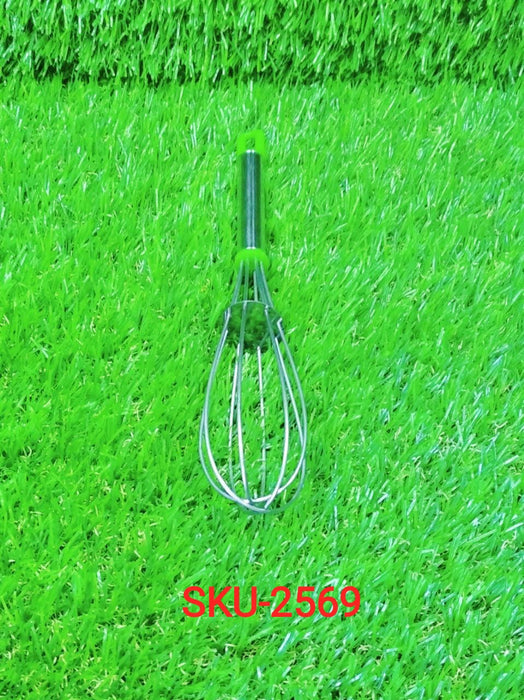 2569 Stainless Steel Wire Whisk,Balloon Whisk,Egg Frother, Milk & Egg Beater (8 inch) DeoDap