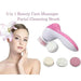 340 -5-in-1 Smoothing Body & Facial Massager (Pink) Your Brand