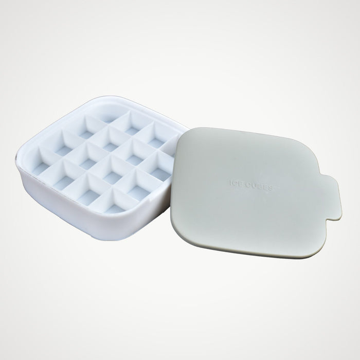 5938 Silicone Ice Tray Mold Household Press-type Ice Cube Grinder Food-grade Freezer Box Multi-functional Ice Storage Box