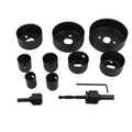 Hole Saw Kit 19-64mm – Carbon Steel Wood Drilling | BoltForce