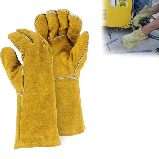 716 Protective Durable Heat Resistant Welding Gloves DeoDap