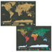 6265 Scratch Off Map Interactive Vacation Poster World Travel Maps DeoDap